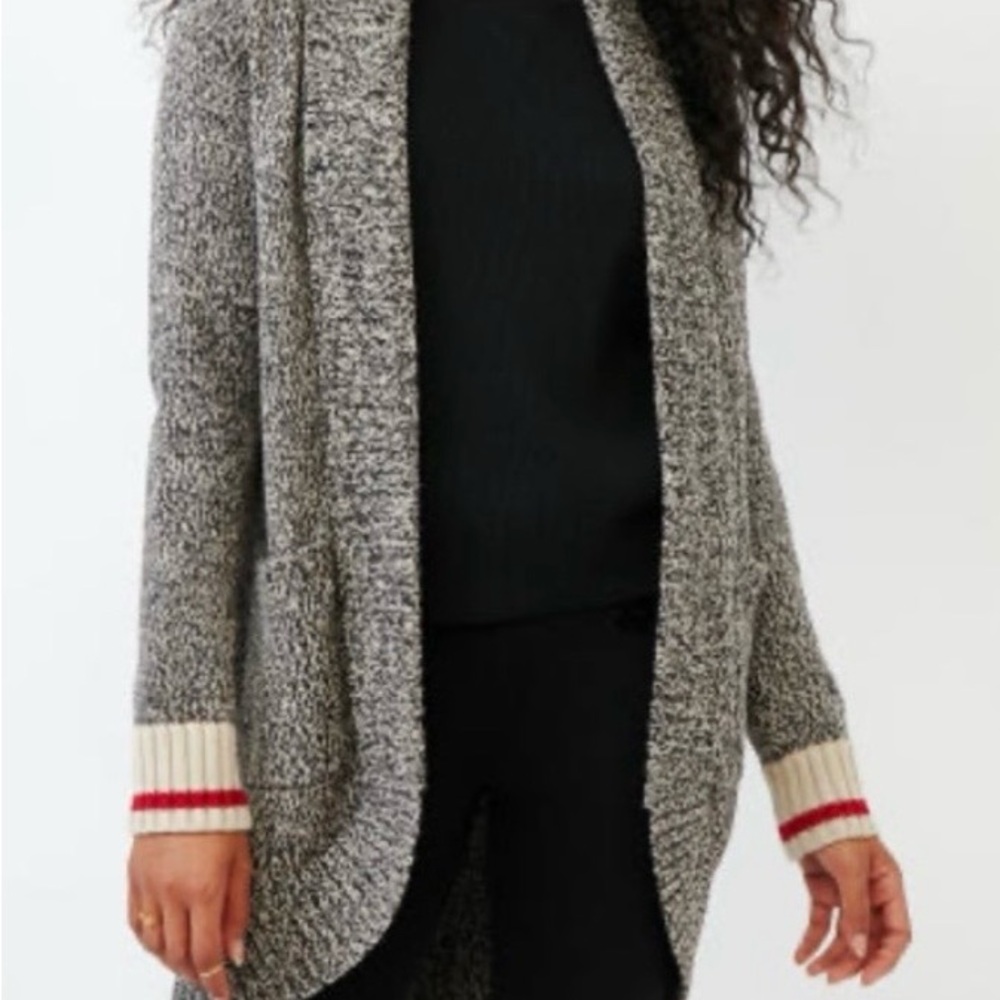 Roots Cabin Chunky Knit Cardigan Sweater